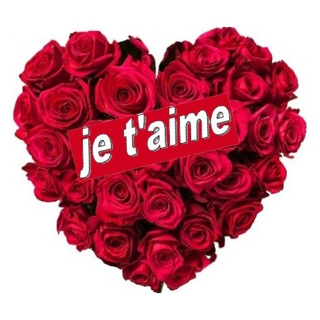 petit coeur je t'aime sur papier azyme